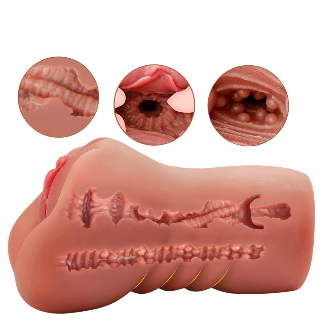 Lola – Vagina Realistica Tascabile 2-in-1